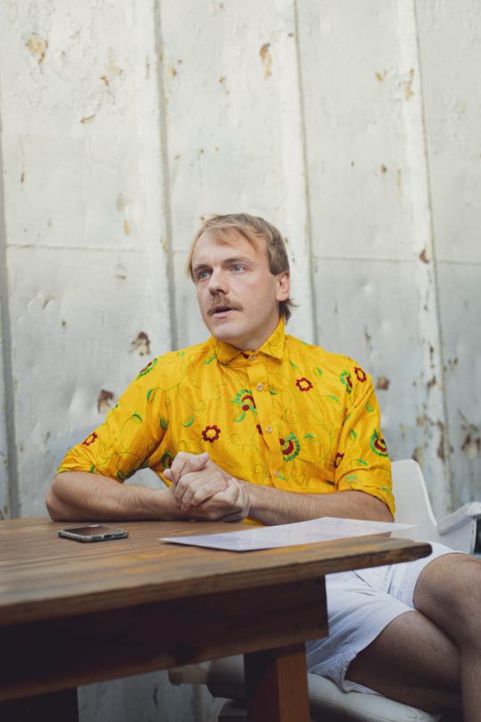 NAVIGATING BERLIN’S ART SCENE ON PETR HOŠEK’S GALLERY BOAT