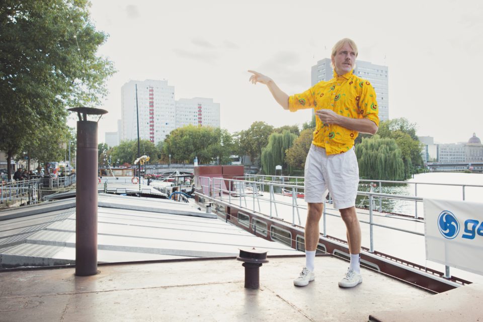 NAVIGATING BERLIN’S ART SCENE ON PETR HOŠEK’S GALLERY BOAT